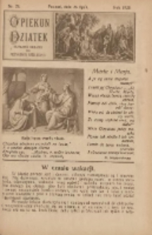 Opiekun Dziatek : bezpłatny dodatek do Przewodnika Katolickiego 1925.07.26 Nr26