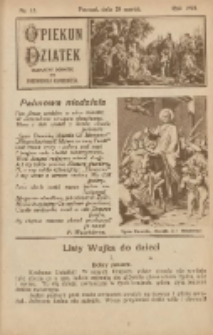 Opiekun Dziatek : bezpłatny dodatek do Przewodnika Katolickiego 1926.03.28 Nr12