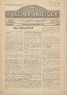 Posener Anzeiger : Zeitschrift für Unterhaltung, Beratung und Aufklärung Kampfblatt für die Wahrheit 1937.11.21 Jg.1 F.11