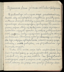 Objaśnienia stanu i położenia Zakładu w Zakopanem