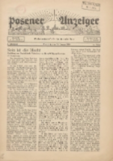 Posener Anzeiger : Zeitschrift für Unterhaltung, Beratung und Aufklärung Kampfblatt für die Wahrheit 1939.01.15 Jg.3 F.1a