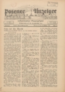 Posener Anzeiger : Zeitschrift für Unterhaltung, Beratung und Aufklärung Kampfblatt für die Wahrheit 1939.02.26 Jg.3 F.4a