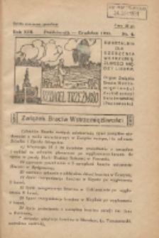 Przyjaciel Trzeźwości : organ Związku Bractw Wstrzemięźliwości Archidiecezji Gnieźnieńskiej i Poznańskiej : miesięcznik dla szerzenia wstrzemięźliwości między ludem 1931 październik-grudzień R.13 Nr4