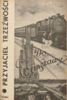 Przyjaciel Trzeźwości : organ Związku Bractw Wstrzemięźliwości Archidiecezji Gnieźnieńskiej i Poznańskiej : miesięcznik dla szerzenia wstrzemięźliwości między ludem 1937 R.19 Nr7/8