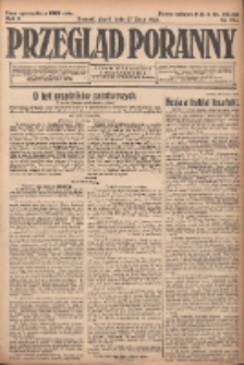 Przegląd Poranny: pismo niezależne i bezpartyjne 1923.07.27 R.3 Nr204