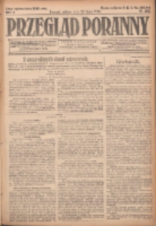 Przegląd Poranny: pismo niezależne i bezpartyjne 1923.07.28 R.3 Nr205