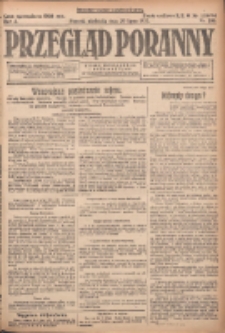 Przegląd Poranny: pismo niezależne i bezpartyjne 1923.07.29 R.3 Nr206