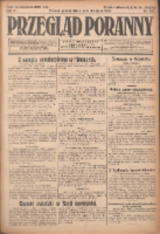 Przegląd Poranny: pismo niezależne i bezpartyjne 1923.07.30 R.3 Nr207