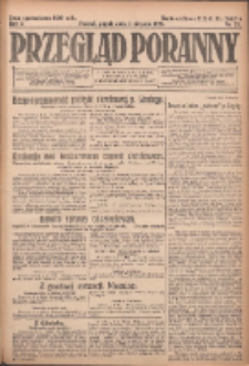 Przegląd Poranny: pismo niezależne i bezpartyjne 1923.08.03 R.3 Nr211