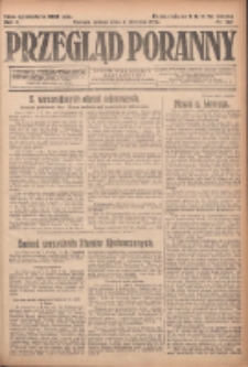 Przegląd Poranny: pismo niezależne i bezpartyjne 1923.08.04 R.3 Nr212
