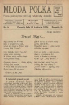 Młoda Polka : pismo poświęcone polskiej młodzieży żeńskiej 1921.04.15 R.2 Nr4