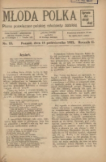 Młoda Polka : pismo poświęcone polskiej młodzieży żeńskiej 1921.10.15 R.2 Nr10