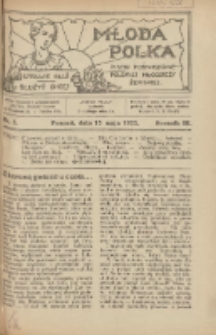 Młoda Polka : pismo poświęcone polskiej młodzieży żeńskiej 1922.05.15 R.3 Nr5