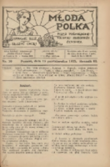 Młoda Polka : pismo poświęcone polskiej młodzieży żeńskiej 1922.10.15 R.3 Nr10