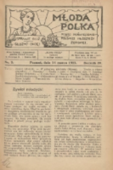Młoda Polka : pismo poświęcone polskiej młodzieży żeńskiej 1923.03.15 R.4 Nr3