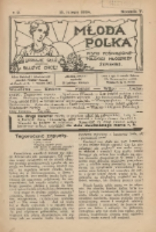 Młoda Polka : pismo poświęcone polskiej młodzieży żeńskiej 1924.02.15 R.5 Nr2