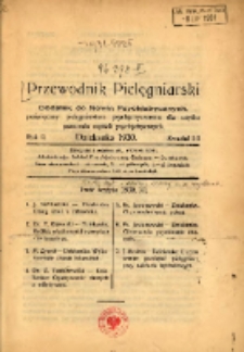 Przewodnik Pielęgniarski: dodatek do Nowin Psychiatrycznych, poświęcony pielęgniarstwu psychiatrycznemu dla użytku personelu szpitali psychiatrycznych1930 R.2 z.1-2