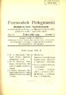 Przewodnik Pielęgniarski: dodatek do Nowin Psychiatrycznych, poświęcony pielęgniarstwu psychiatrycznemu dla użytku personelu szpitali psychiatrycznych 1931 R.3 z.2