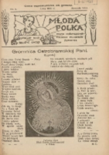 Młoda Polka : pismo poświęcone polskiej młodzieży żeńskiej 1927.02 R.8 Nr2