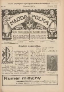 Młoda Polka : pismo poświęcone polskiej młodzieży żeńskiej 1927.09 R.8 Nr9