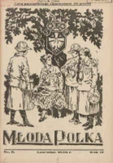 Młoda Polka : pismo poświęcone polskiej młodzieży żeńskiej 1928.06 R.9 Nr6