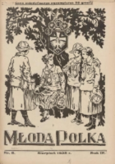 Młoda Polka : pismo poświęcone polskiej młodzieży żeńskiej 1928.08 R.9 Nr8