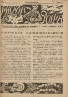 Młoda Polka : pismo poświęcone polskiej młodzieży żeńskiej 1930.01 R.11 Nr1