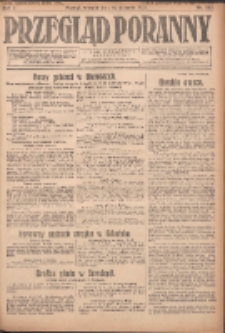 Przegląd Poranny: pismo niezależne i bezpartyjne 1923.08.14 R.3 Nr222