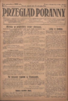 Przegląd Poranny: pismo niezależne i bezpartyjne 1923.08.17 R.3 Nr225