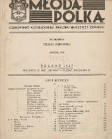 Młoda Polka : pismo poświęcone polskiej młodzieży żeńskiej 1937.01 R.18 Nr1