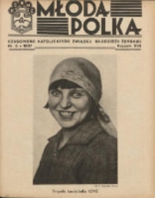 Młoda Polka : pismo poświęcone polskiej młodzieży żeńskiej 1937.05 R.18 Nr5