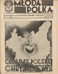 Młoda Polka : pismo poświęcone polskiej młodzieży żeńskiej 1937.07 R.18 Nr7