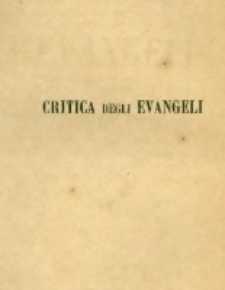 Critica degli Evangeli. T.2