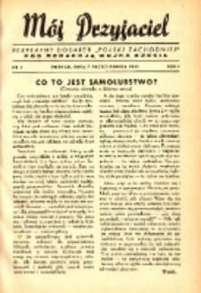 Mój Przyjaciel : bezpłatny dodatek "Polski Zachodniej" pod redakcją wujka Czesia 1945.10.07 R.1 Nr5