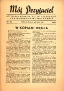 M&oacute;j Przyjaciel : bezpłatny dodatek "Polski Zachodniej" pod redakcją wujka Czesia 1946.02.24 R.2 Nr8(24)