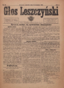 Głos Leszczyński 1920.04.22 R.1 Nr43