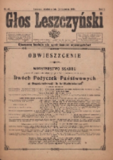 Głos Leszczyński 1920.04.25 R.1 Nr46