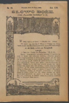 Słowo Boże: dodatek do Przewodnika Katolickiego R.19. 1914 Nr.28