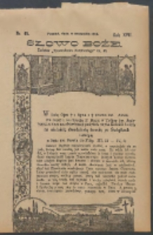 Słowo Boże: dodatek do Przewodnika Katolickiego R.19. 1914 Nr.45