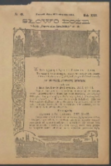 Słowo Boże: dodatek do Przewodnika Katolickiego R.19. 1914 Nr.48