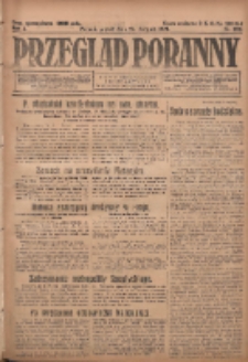 Przegląd Poranny: pismo niezależne i bezpartyjne 1923.08.24 R.3 Nr232