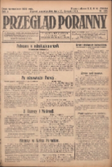 Przegląd Poranny: pismo niezależne i bezpartyjne 1923.08.27 R.3 Nr235