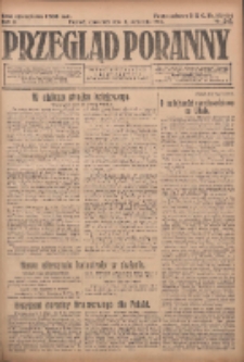 Przegląd Poranny: pismo niezależne i bezpartyjne 1923.09.06 R.3 Nr245