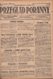 Przegląd Poranny: pismo niezależne i bezpartyjne 1923.09.08 R.3 Nr247