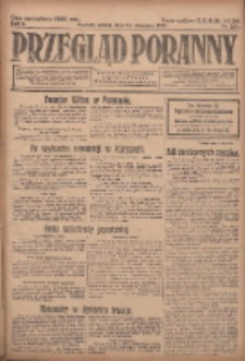 Przegląd Poranny: pismo niezależne i bezpartyjne 1923.09.15 R.3 Nr254