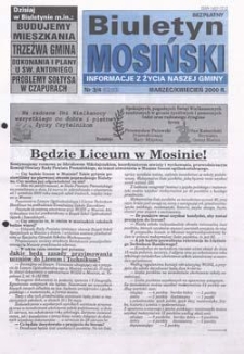 Biuletyn Mosiński 2000.03/04 Nr3/4(82/83)
