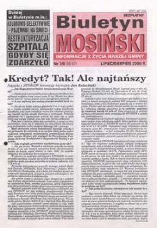 Biuletyn Mosiński 2000.07/08 Nr7/8(86/87)