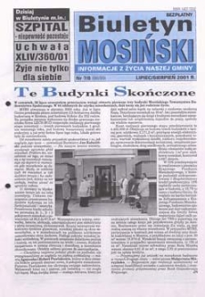 Biuletyn Mosiński 2001.07/08 Nr7/8(98/99)
