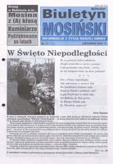 Biuletyn Mosiński 2001.11 Nr11(102)