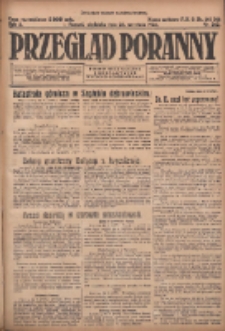 Przegląd Poranny: pismo niezależne i bezpartyjne 1923.09.23 R.3 Nr262